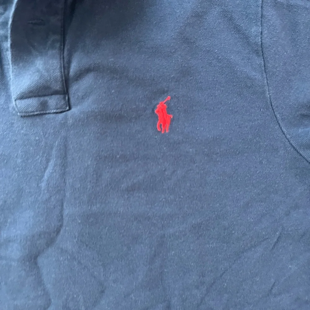 Polo Ralph Lauren Shirt - Large - Custom Slim Fit -Navy Blue - Picture 8 of 8
